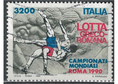 ITALY 1990 Greco-Roman Wrestling us