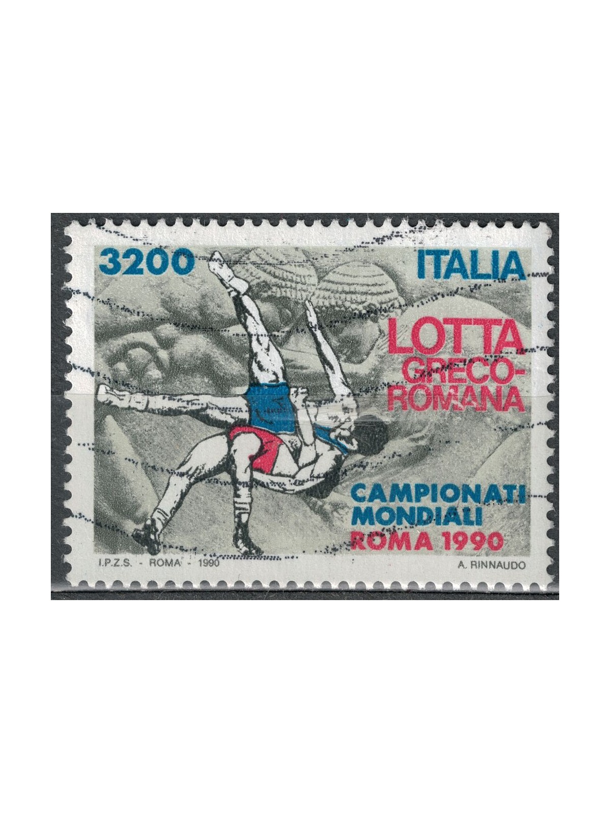 ITALIA 1990 Lotta greco romana us
