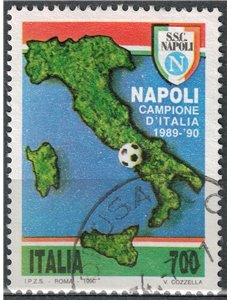 ITALY 1990 Napoli champion of Italy us