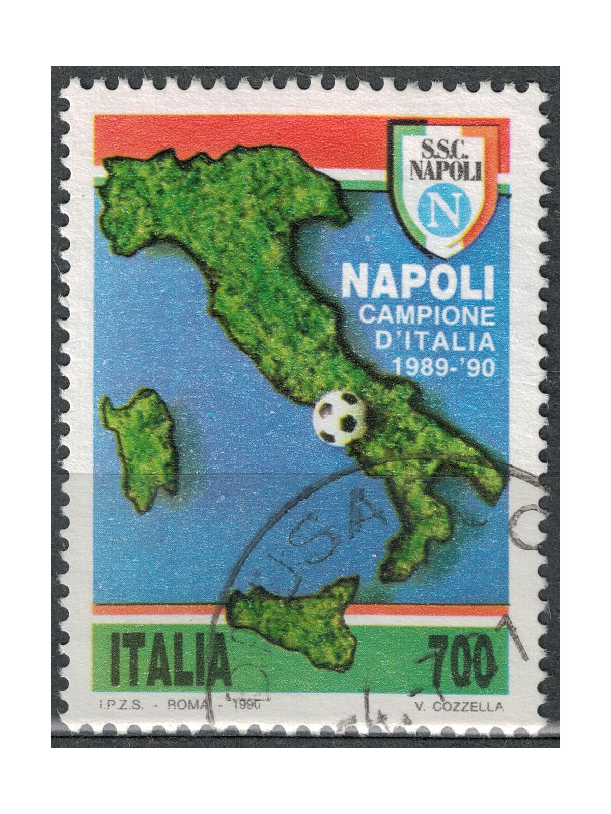 ITALIA 1990 Napoli campione d'Italia us