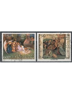 ITALIA 1990 Natale 2v us
