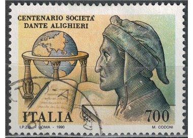 ITALY 1990 Dante Alighieri us