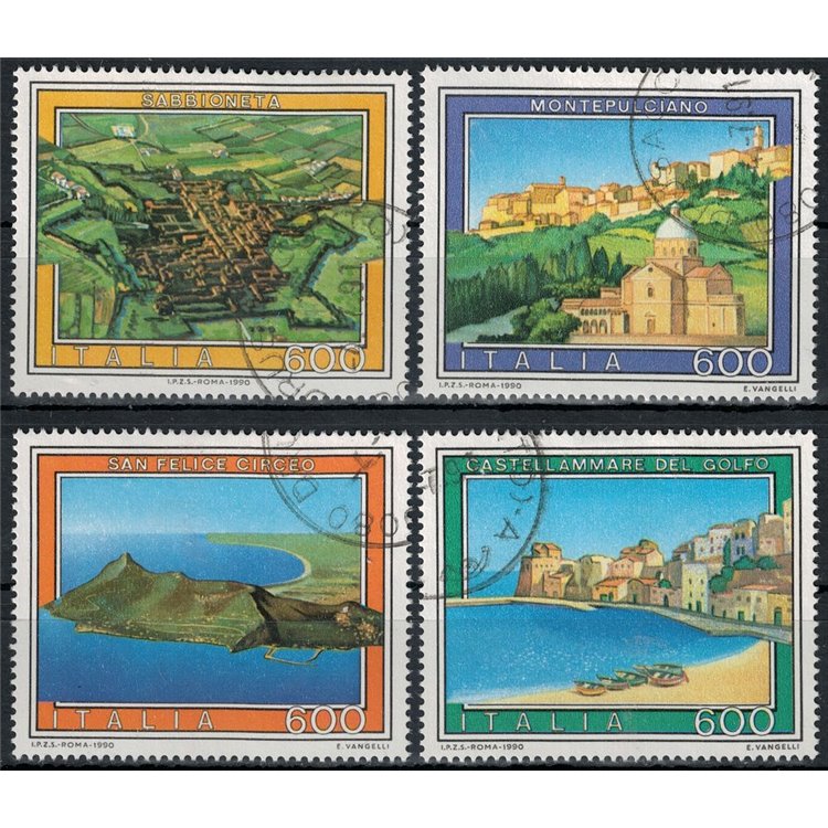 ITALY 1990 Tourism 4v us