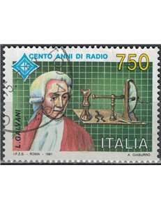 ITALIA 1991 Centenario della radio us