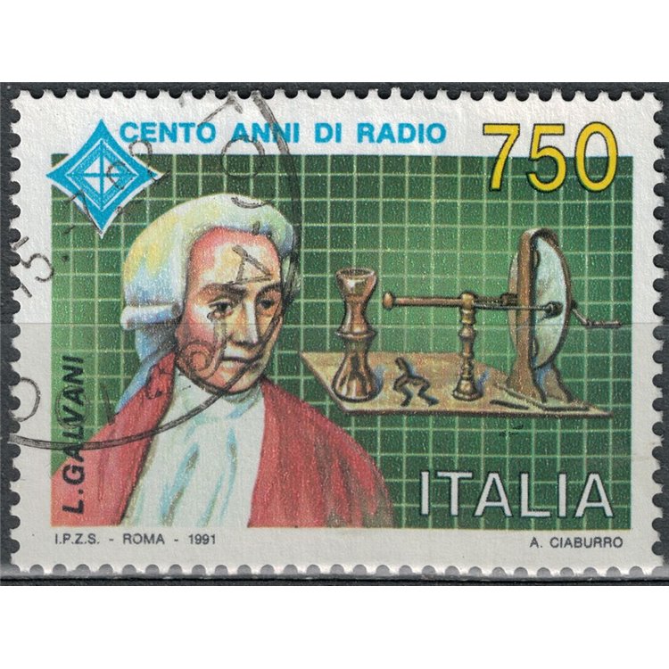 ITALY 1991 Centenary of US radio