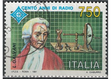 ITALIA 1991 Centenario della radio us