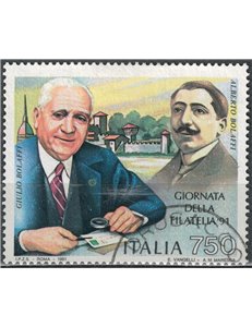 ITALY 1991 Philately Day, Bolaffi us