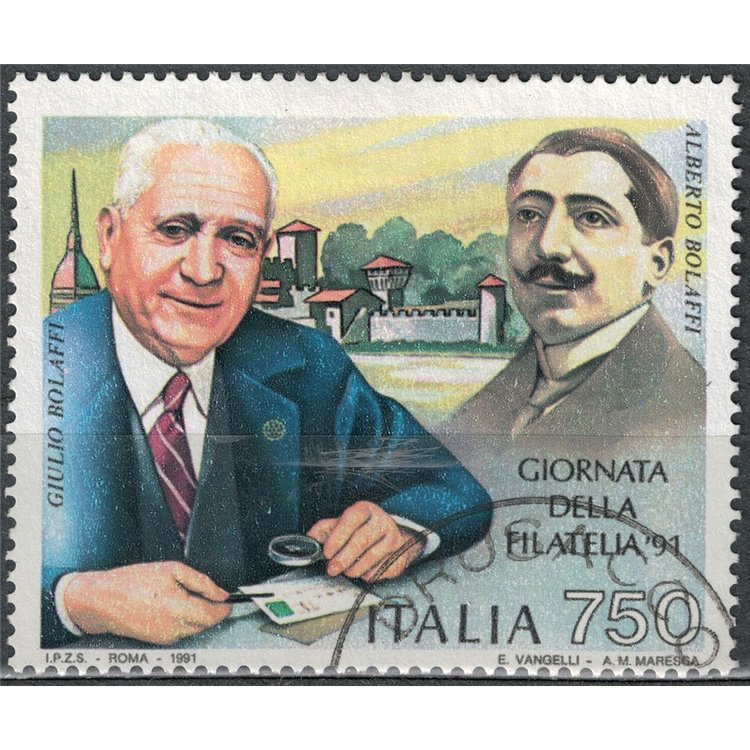 ITALY 1991 Philately Day, Bolaffi us