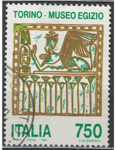 ITALIA 1991 Museo Egizio us