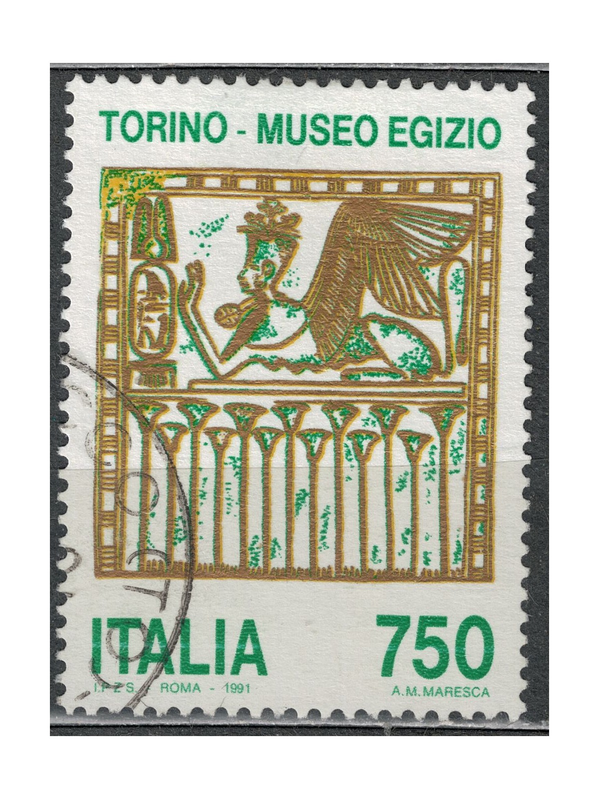 ITALIA 1991 Museo Egizio us
