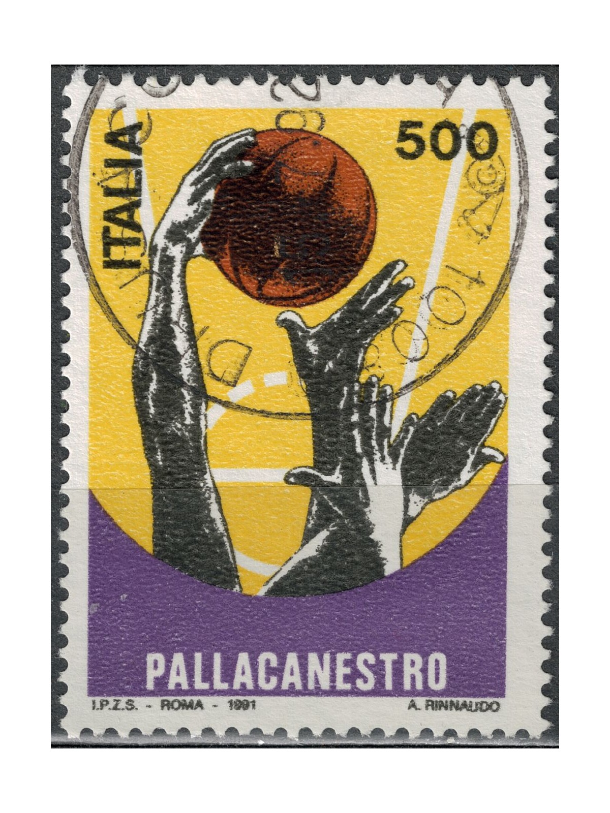 ITALY 1991 Basketball us