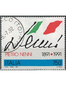 ITALY 1991 Pietro Nenni us
