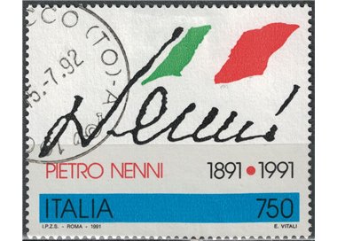 ITALY 1991 Pietro Nenni us