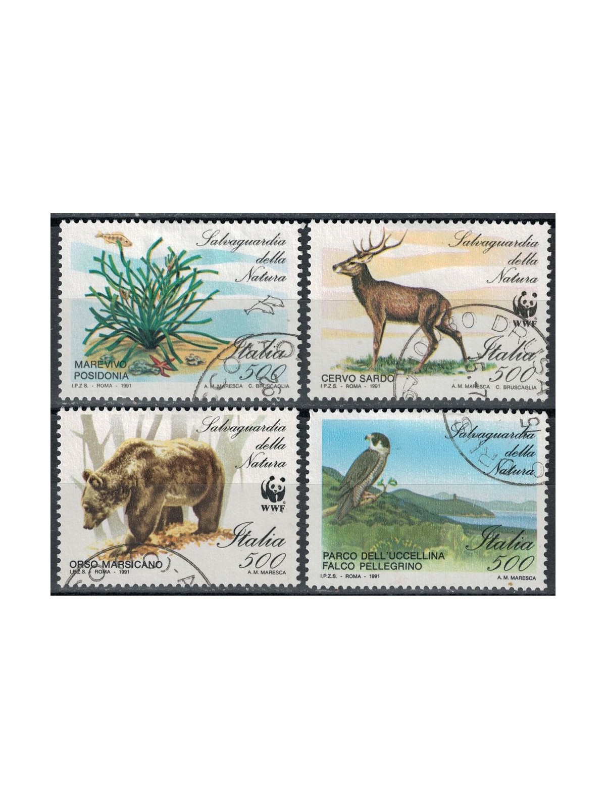 ITALIA 1991 Salvaguardia della natura 4v us