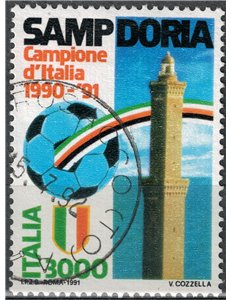 ITALY 1991 Sampdoria champions of Italy us