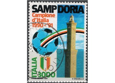 ITALIA 1991 Sampdoria campione d'Italia us
