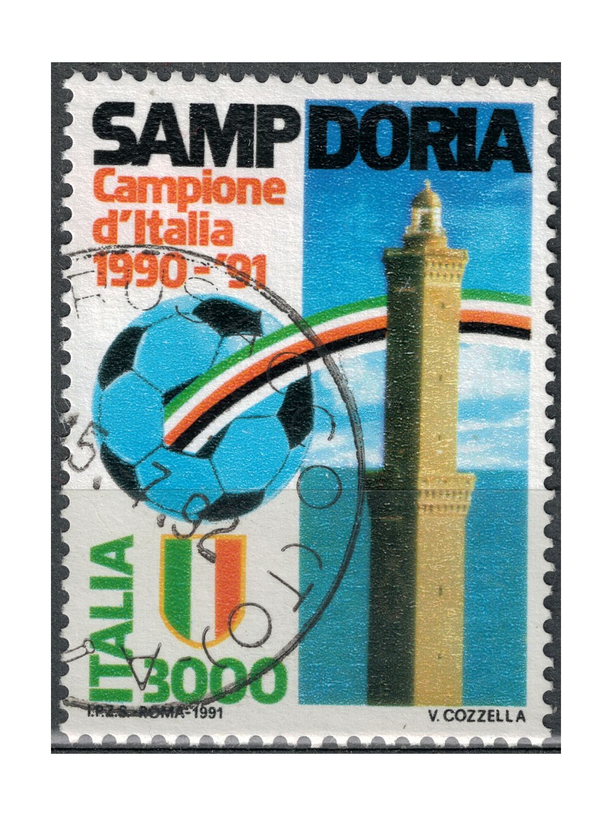 ITALY 1991 Sampdoria champions of Italy us
