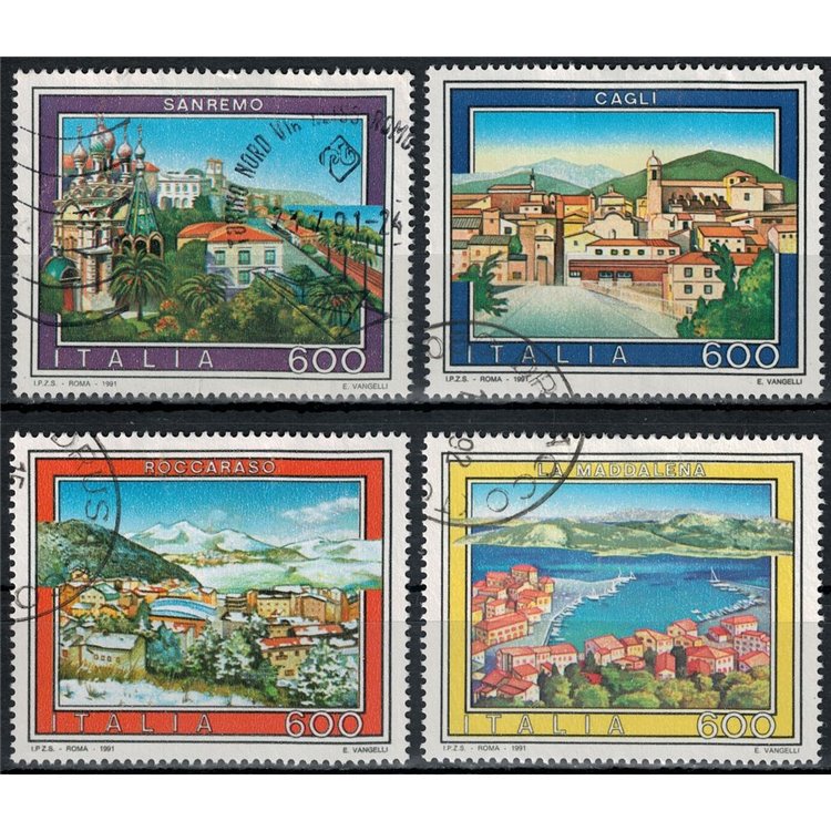 ITALY 1991 Tourism 4v us