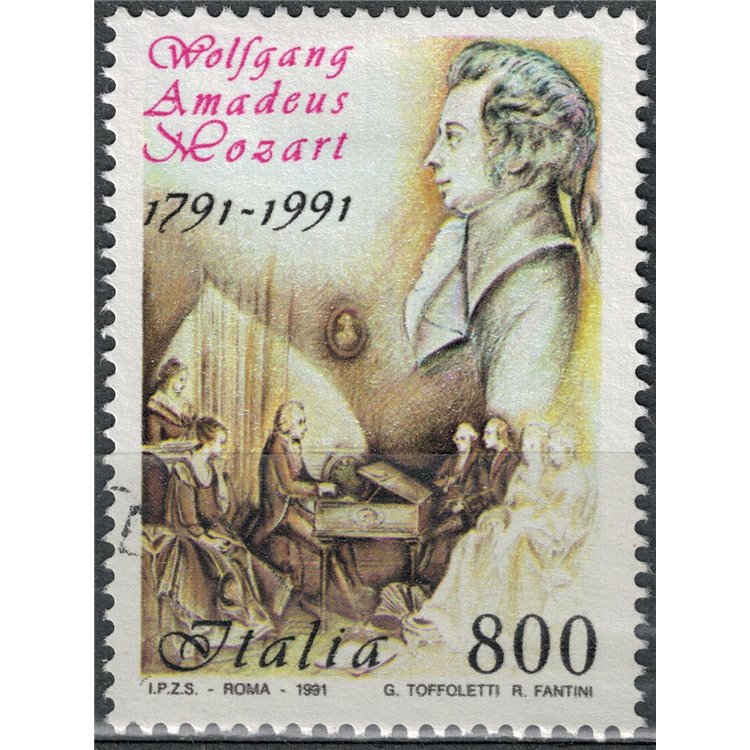 ITALIA 1991 Wolfgang Amadeus Mozart us