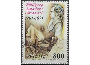 ITALY 1991 Wolfgang Amadeus Mozart us