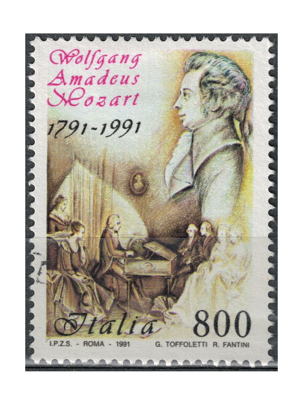 ITALY 1991 Wolfgang Amadeus Mozart us