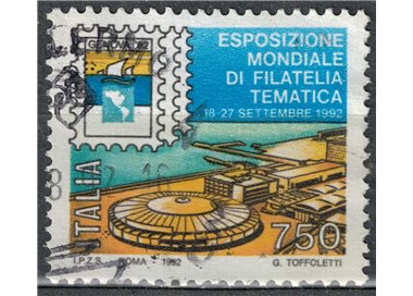 ITALIA 1992 Esposizione di filatelia us