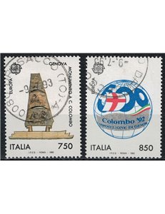 ITALY 1992 Europa 2v us