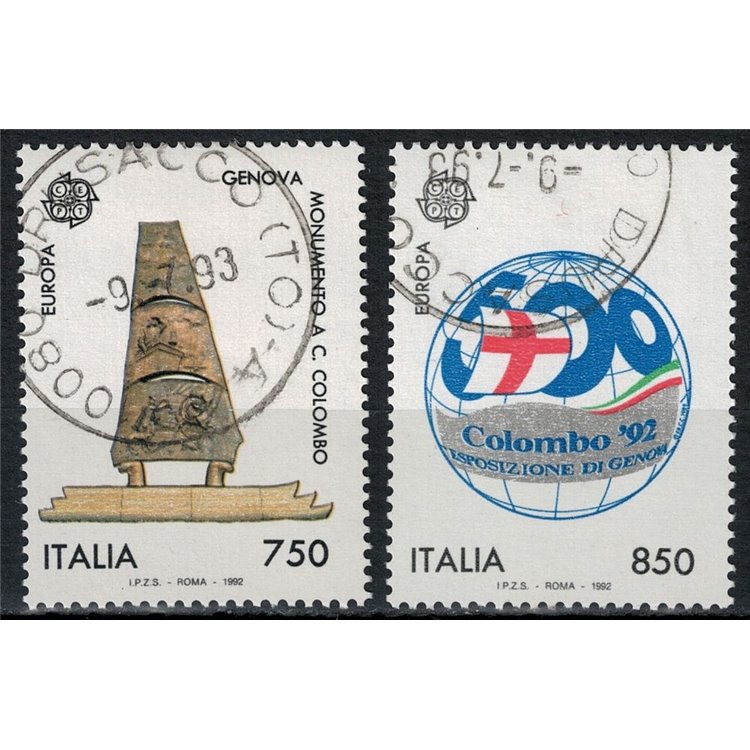 ITALIA 1992 Europa 2v us