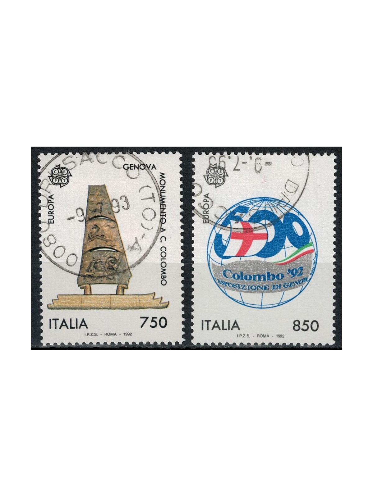 ITALIA 1992 Europa 2v us