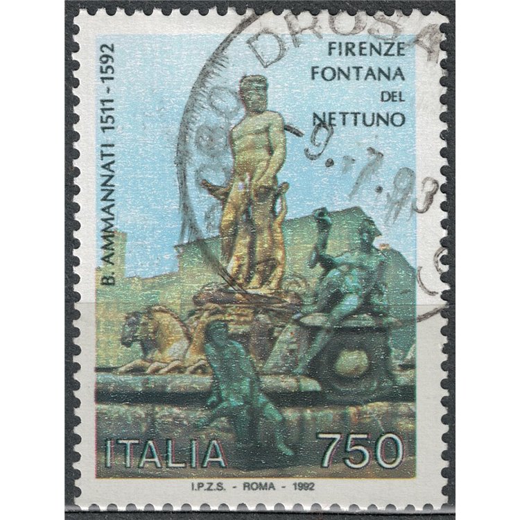 ITALIA 1992 Fontana del Nettuno us