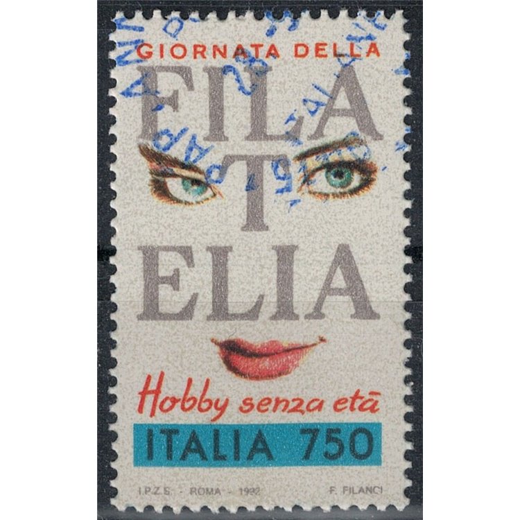 ITALY 1992 Philately Day (from booklet) us