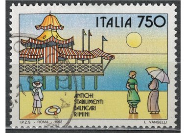 ITALIA 1992 Stabilimenti balneari Rimini us