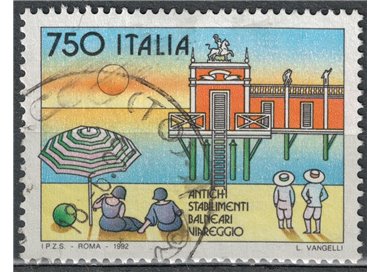 ITALY 1992 Beach resorts Viareggio us