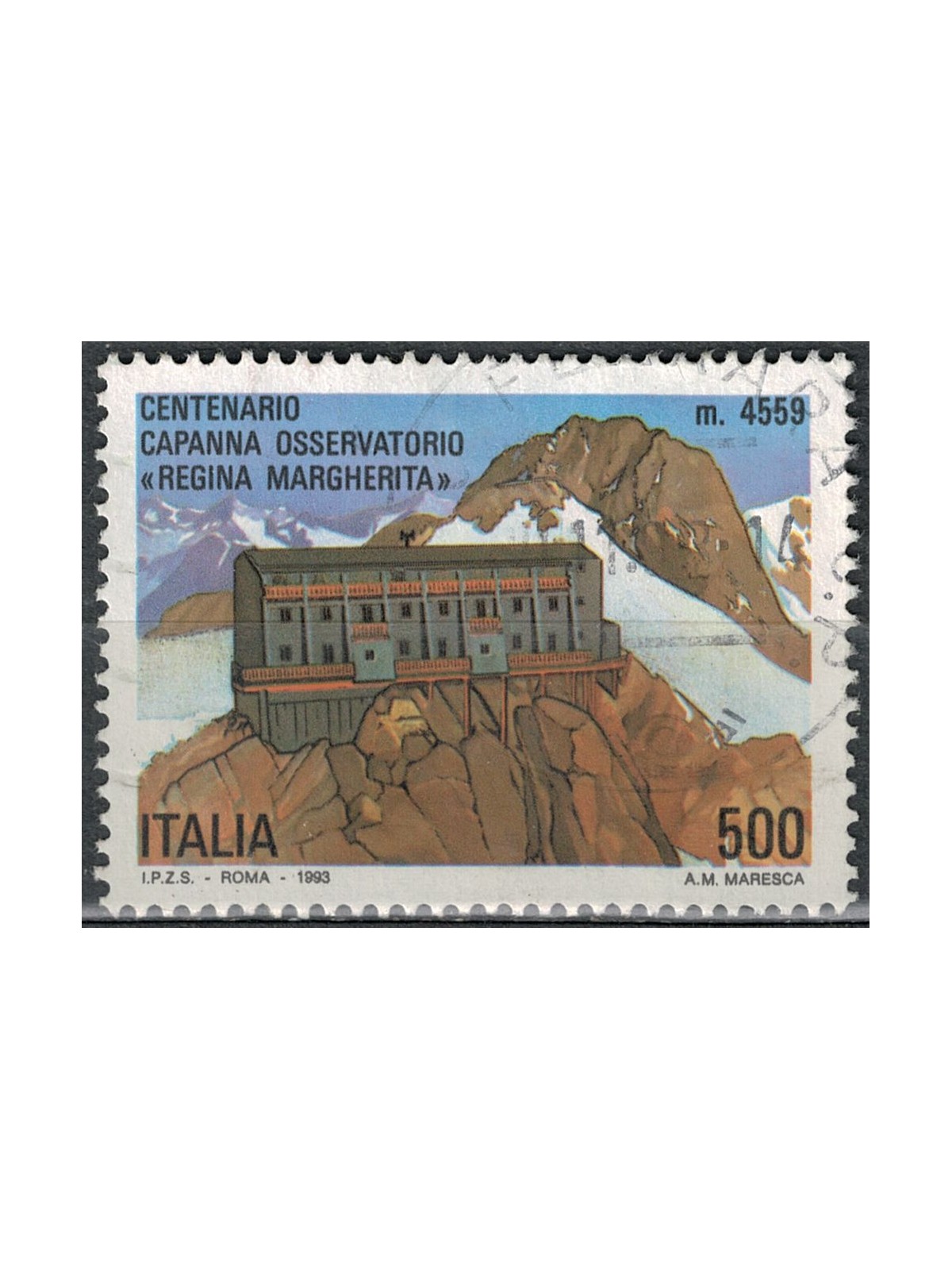 ITALY 1993 Regina Margherita Observatory us