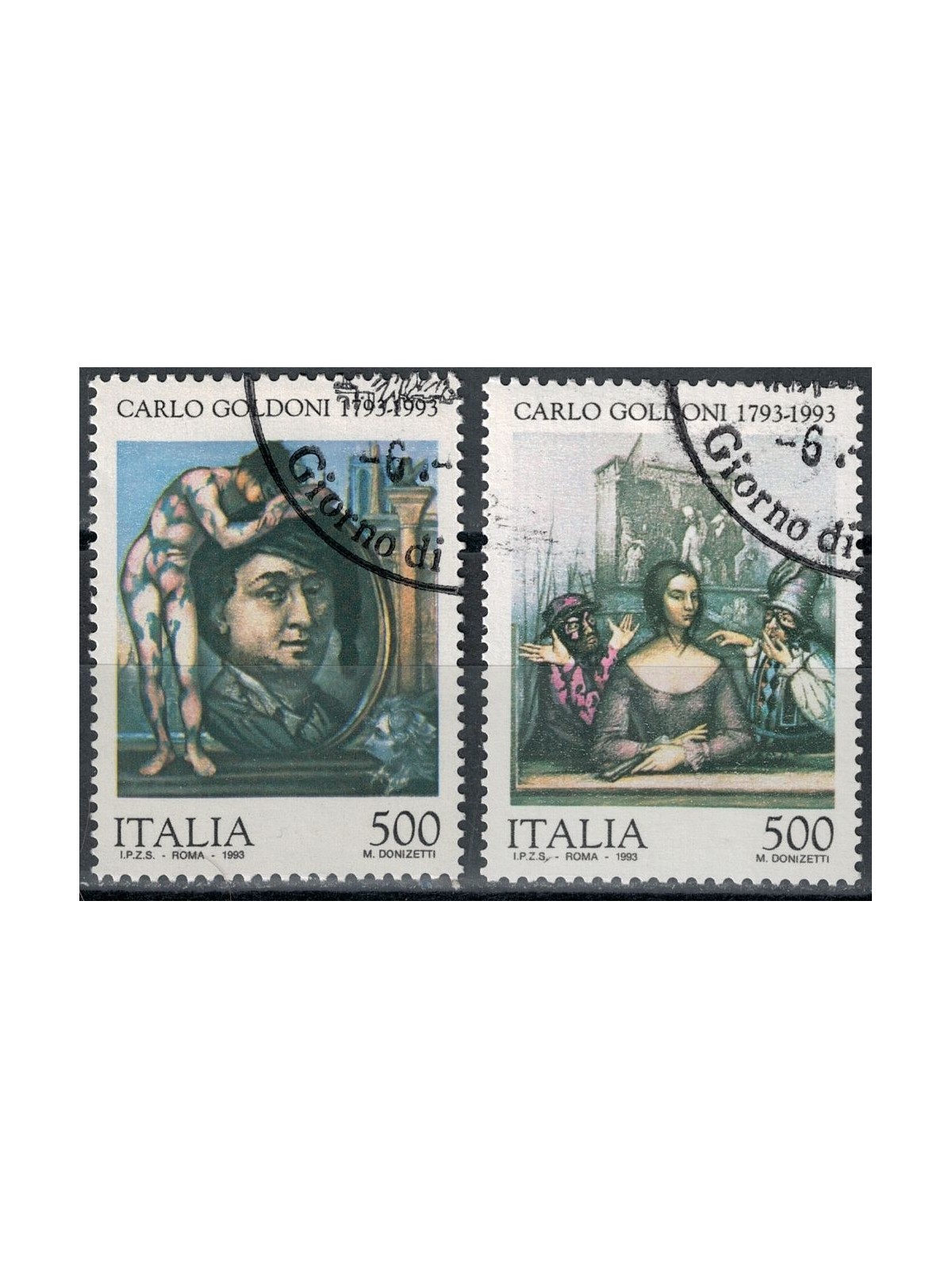 ITALIA 1993 Carlo Goldoni 2v us