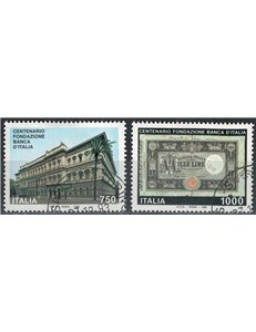ITALIA 1993 Banca d'Italia 2v us