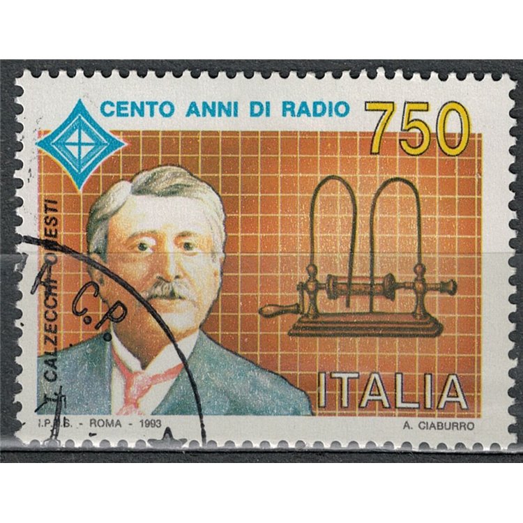 ITALY 1993 Centenary of US radio