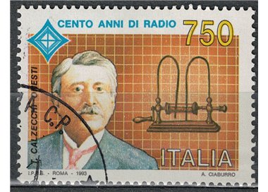 ITALIA 1993 Centenario della radio us