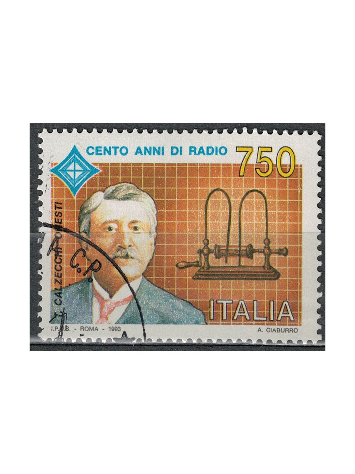 ITALY 1993 Centenary of US radio