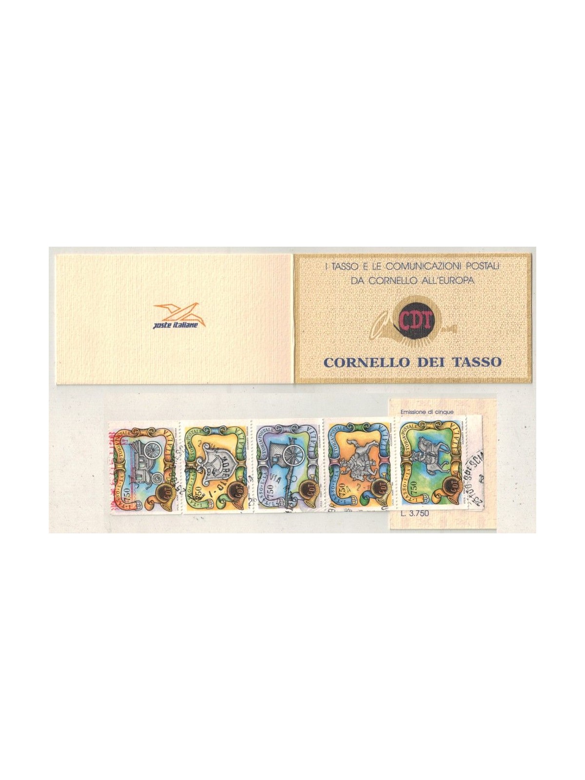 ITALY 1993 Cornello dei Tasso booklet us