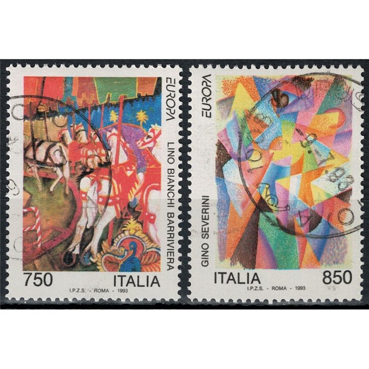 ITALY 1993 Europa 2v us