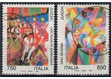 ITALY 1993 Europa 2v us