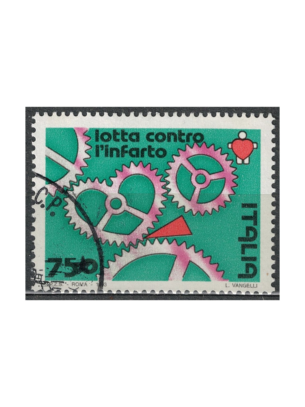 ITALIA 1993 Lotta contro l'infarto us