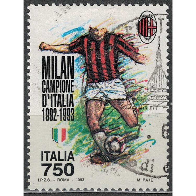 ITALY 1993 Milan champion of Italy us