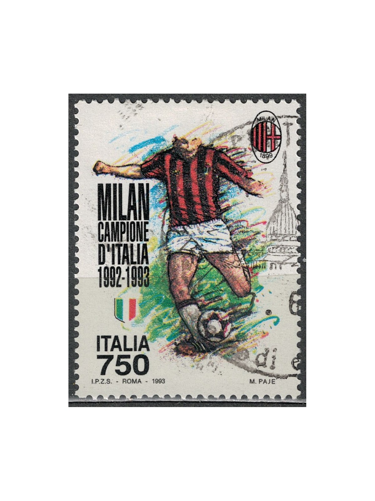 ITALIA 1993 Milan campione d'Italia us