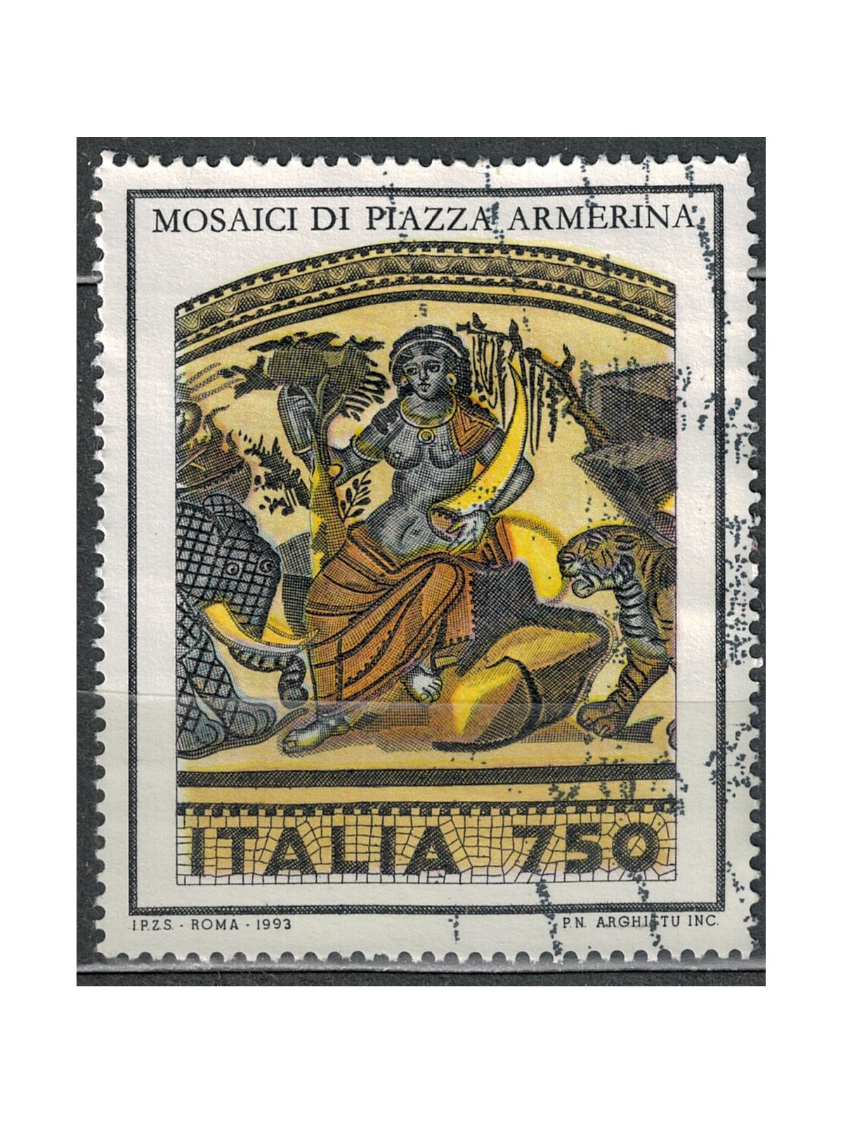 ITALY 1993 Mosaics of Piazza Armerina us