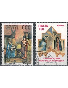 ITALY 1993 Christmas 2v us