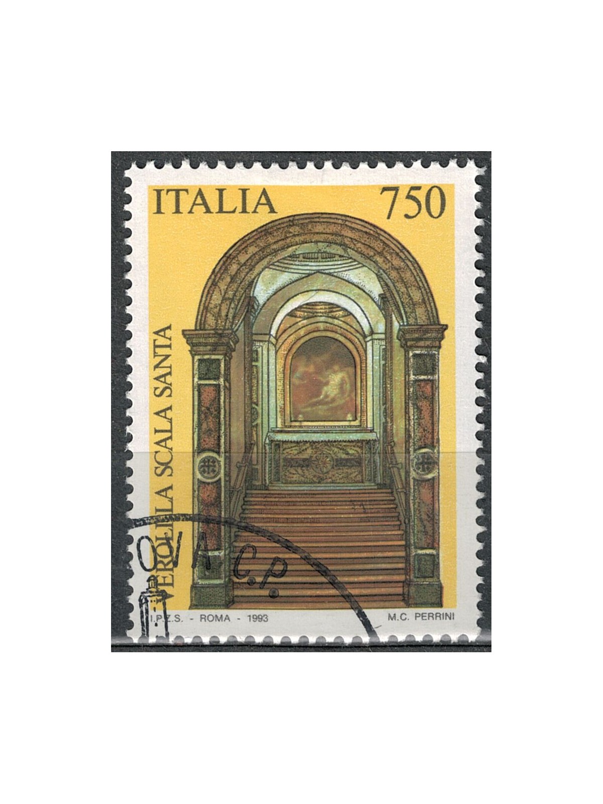 ITALY 1993 Holy Stairs of Veroli us