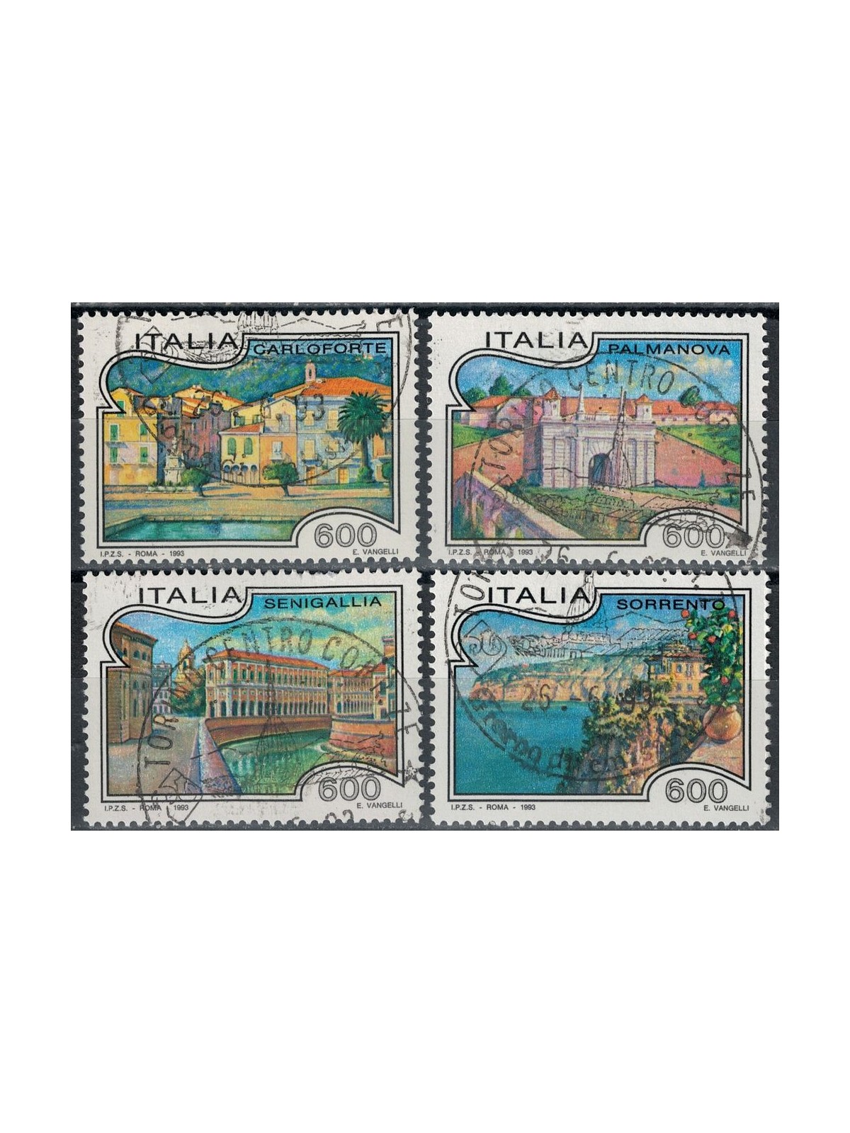 ITALY 1993 Tourism 4v us