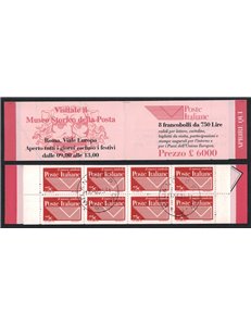 ITALY 1995 Italian Post Office £750 booklet us